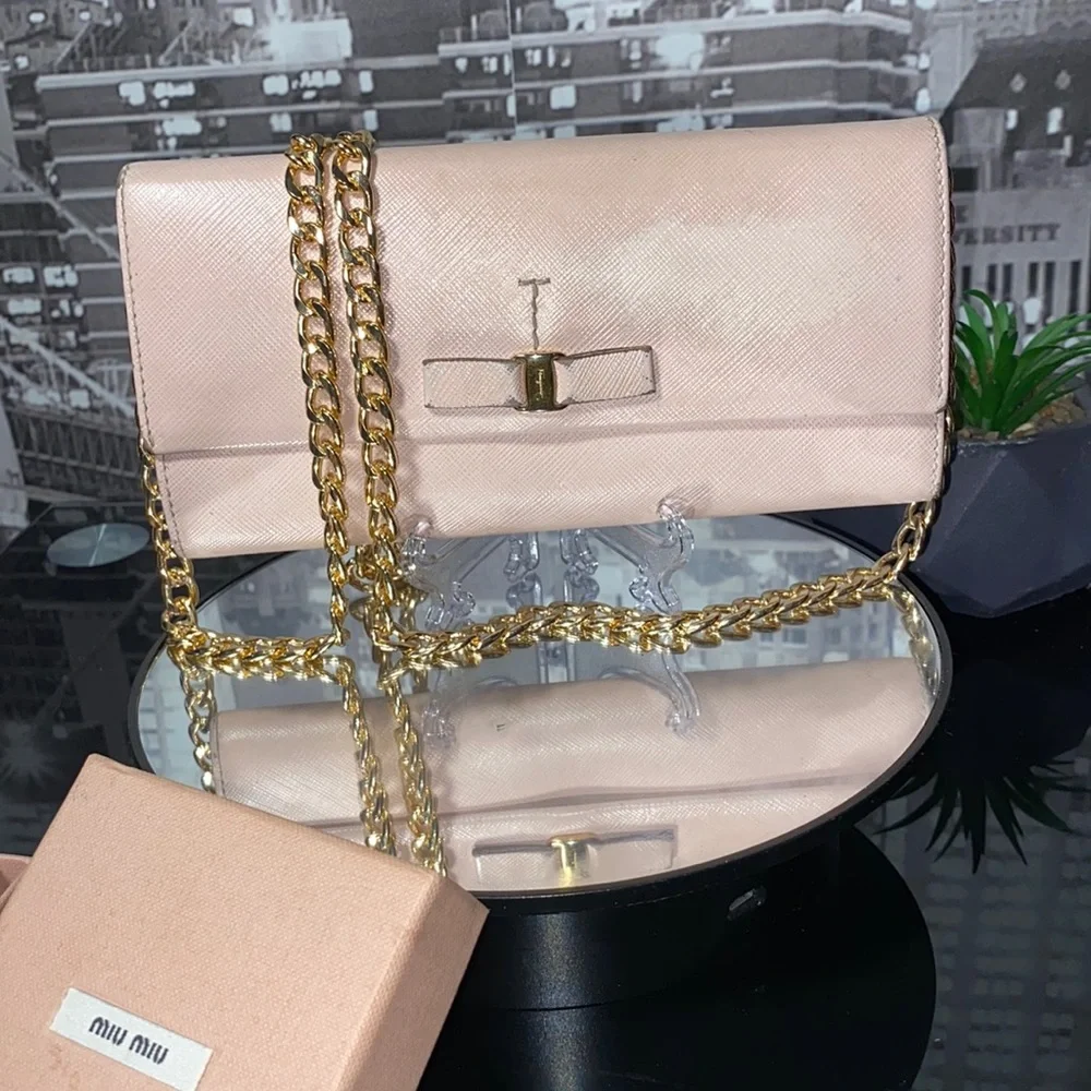 Authentic Ferragamo Wallet and Miu Miu Bracelet_7